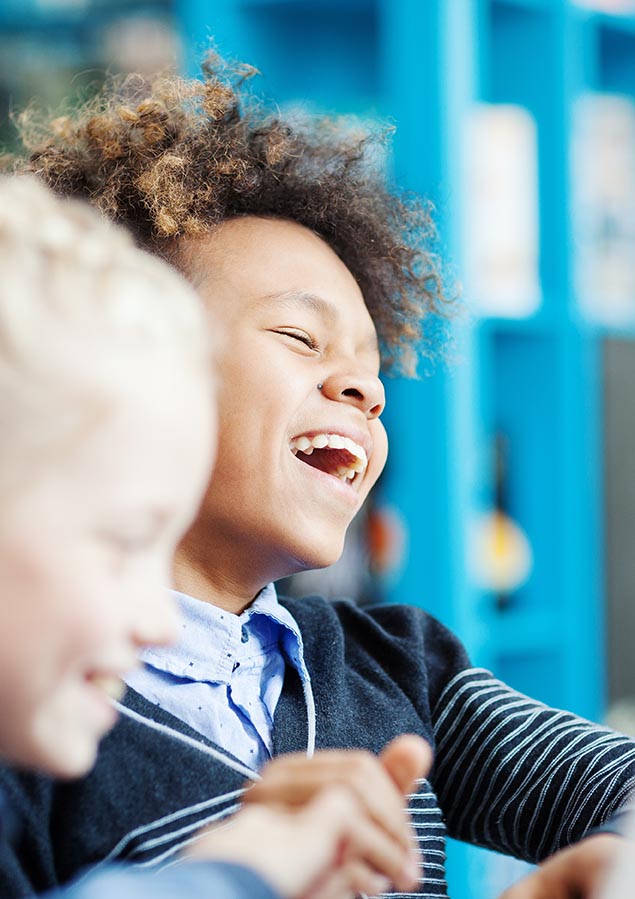 child laughing